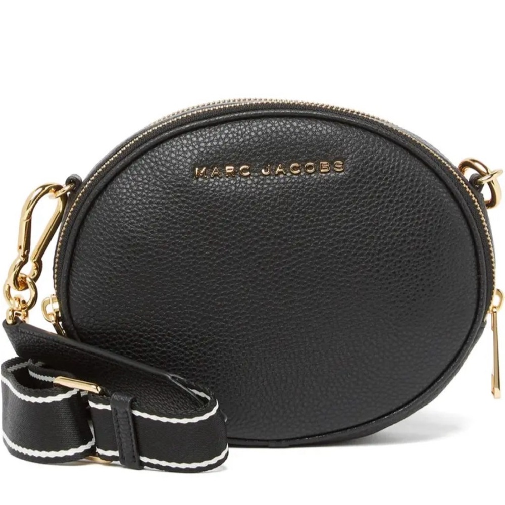 Marc Jacobs Black Leather Crossbody Bag